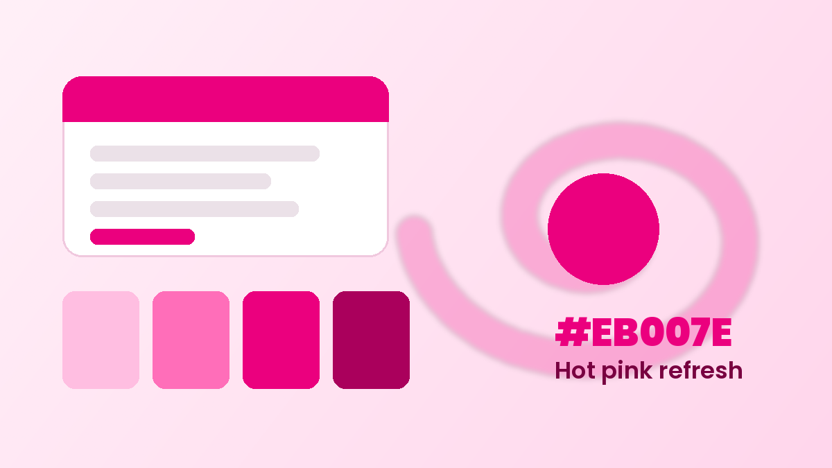 Hot pink refresh